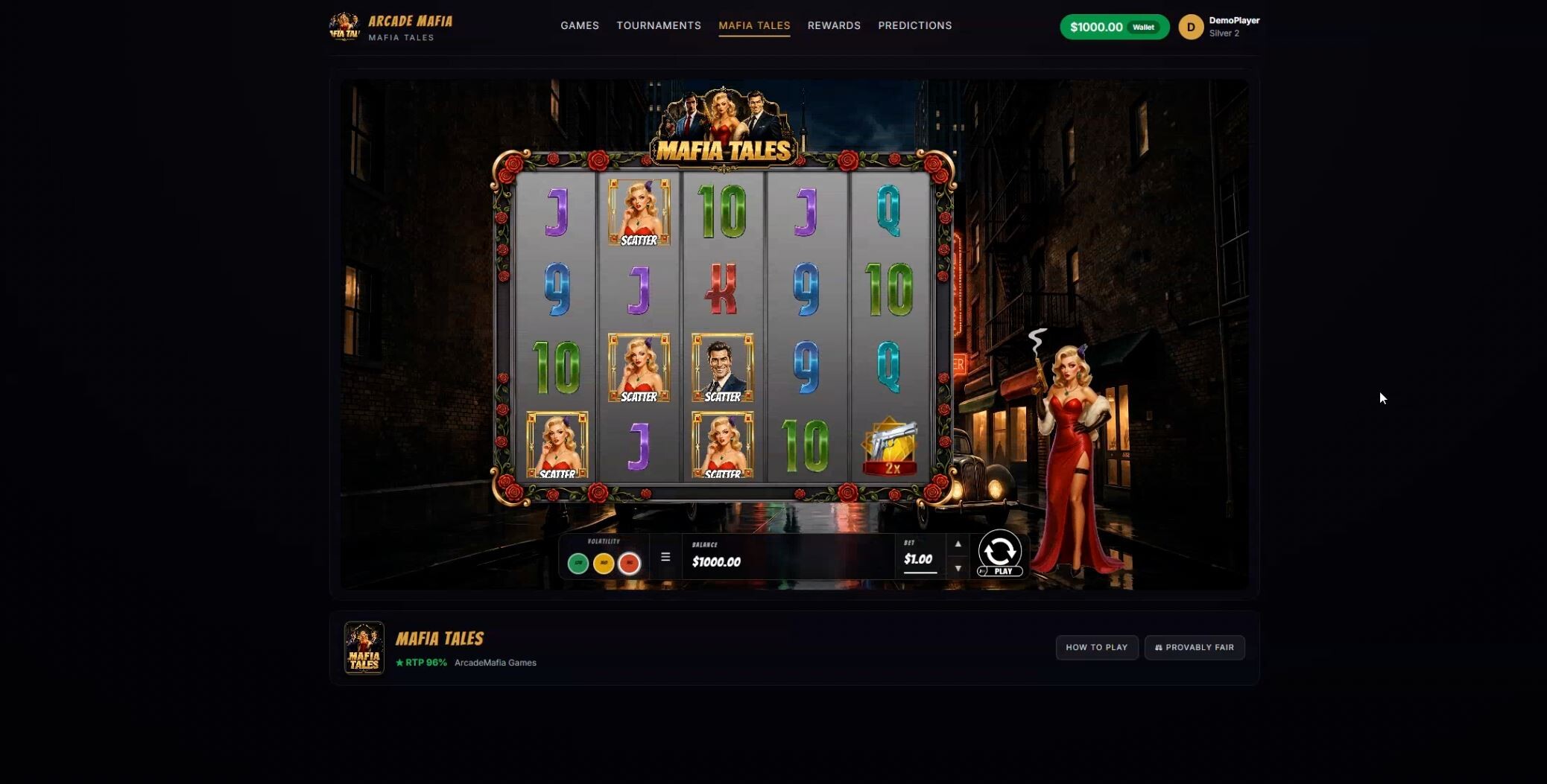 Mafia Tales slot machine screenshot 5