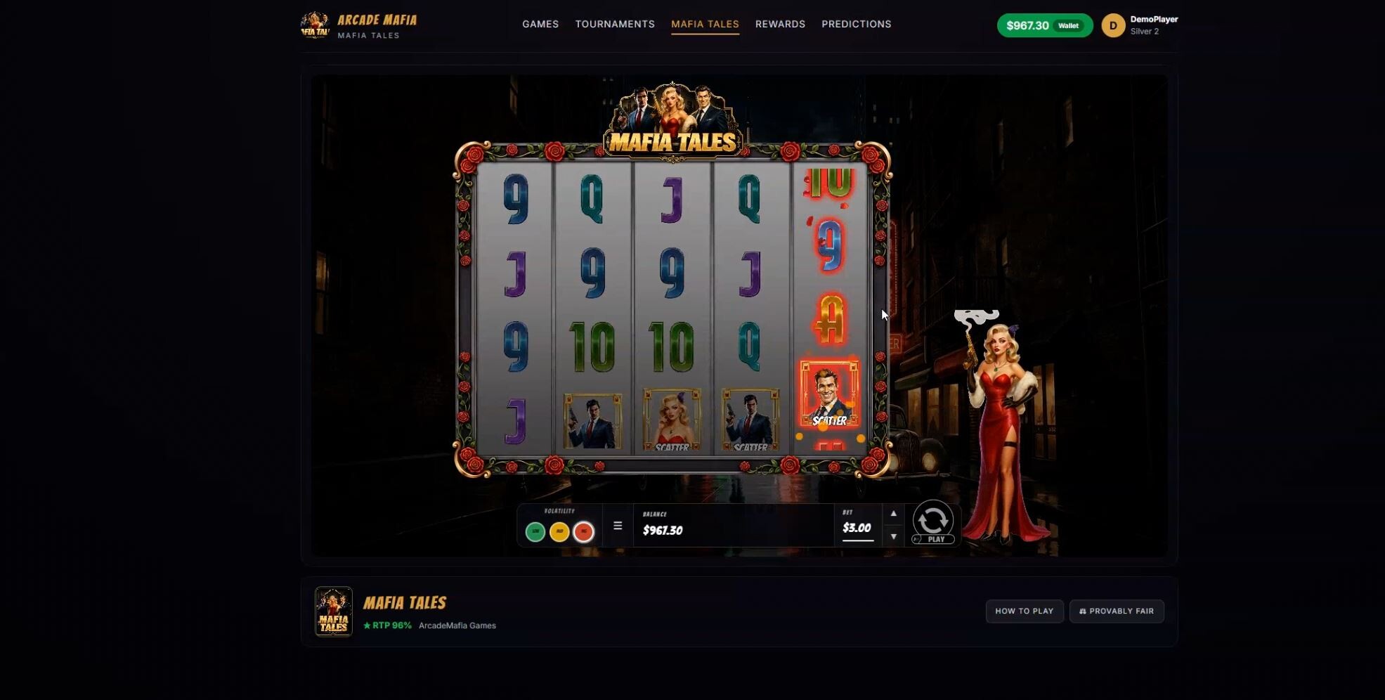 Mafia Tales slot machine screenshot 8