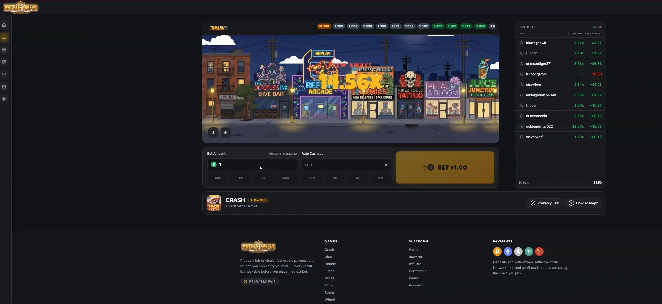 Crash game screenshot 4