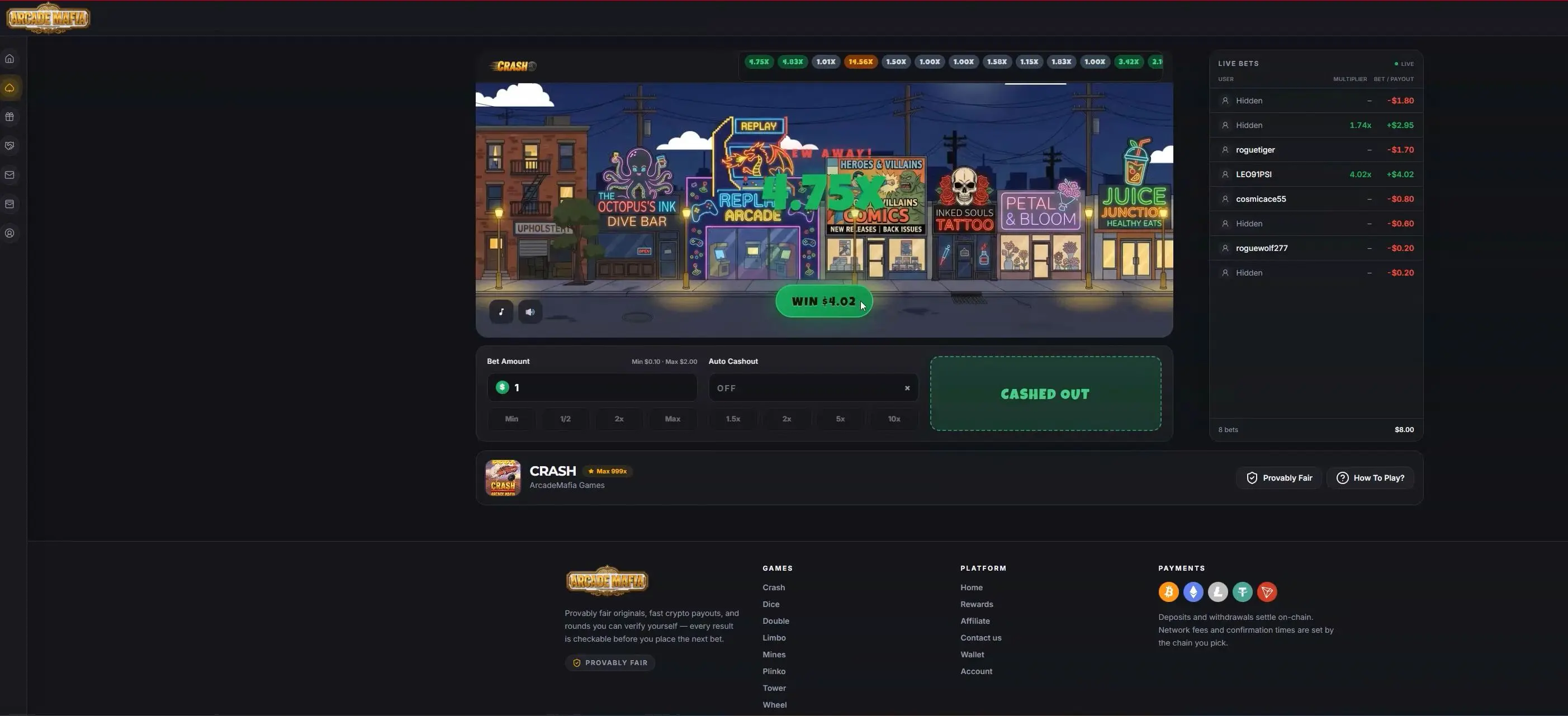 Crash game screenshot 5