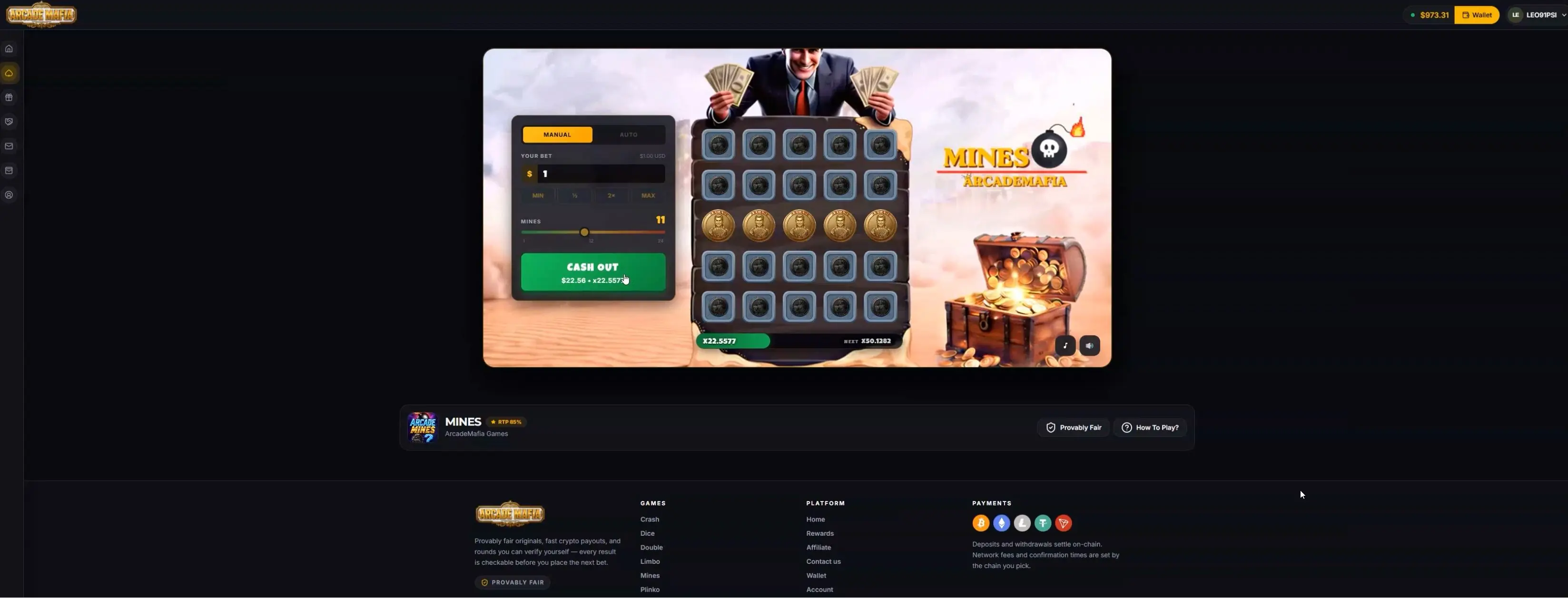 Mines game screenshot 3