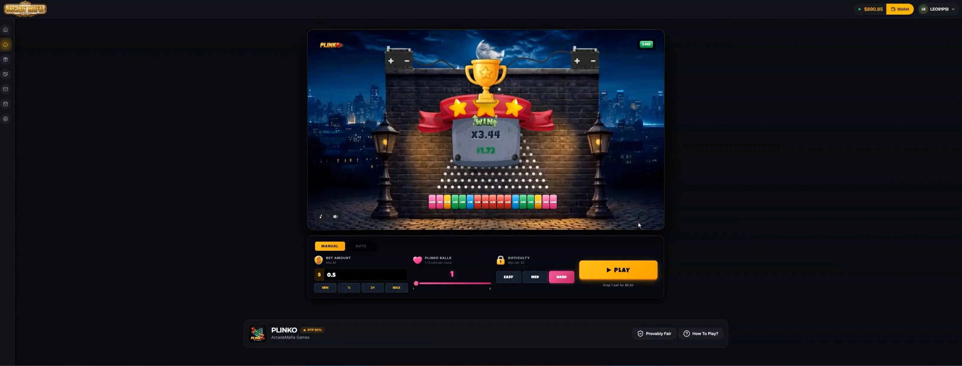 Plinko game screenshot 2