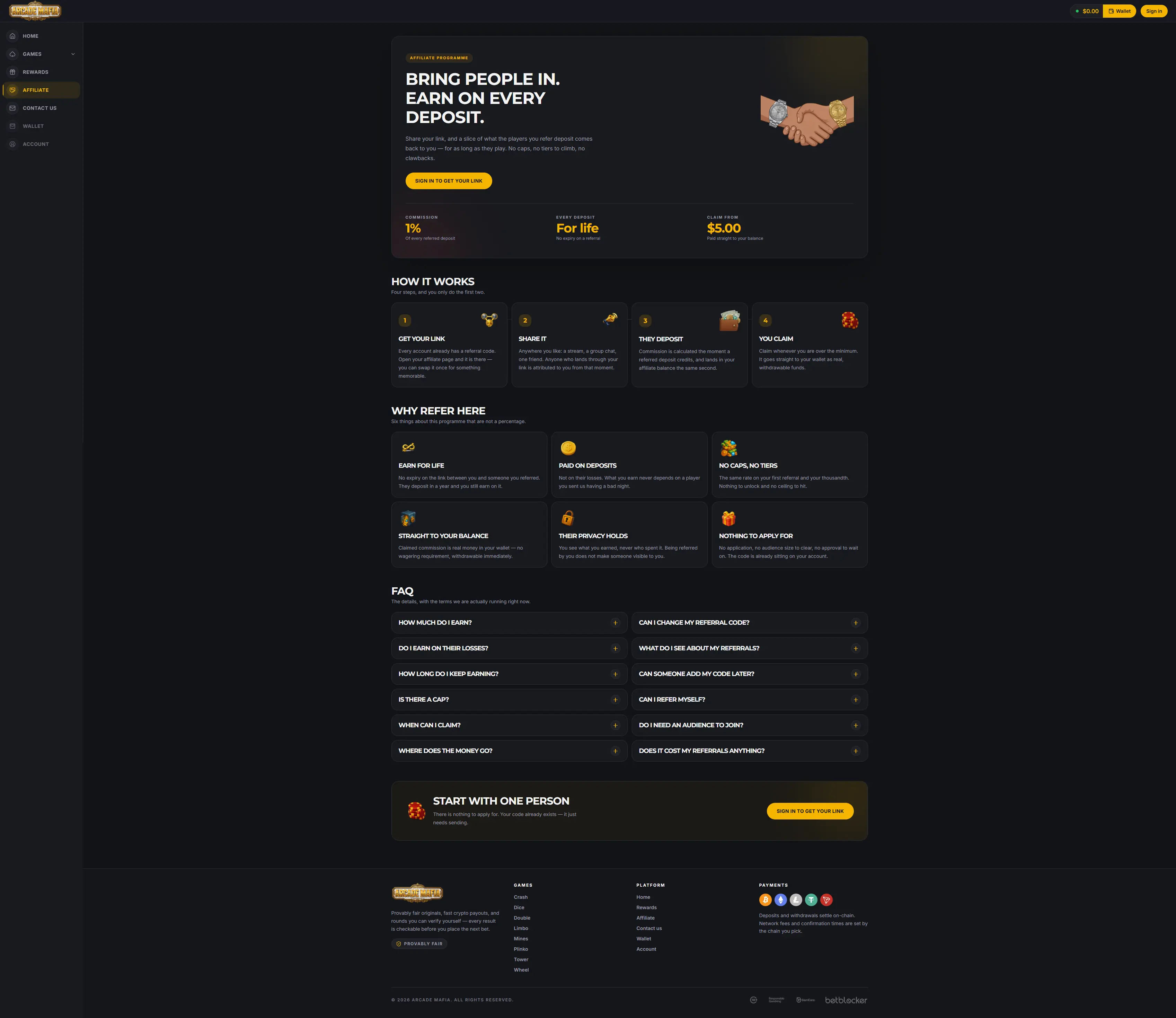 Full online casino platform screenshot 4
